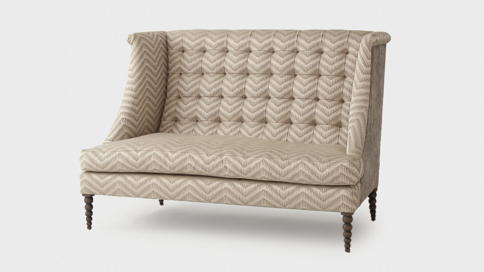 John Sankey High Back Sofa bespoke collection - angle