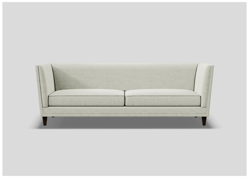 White on sale tuxedo sofa