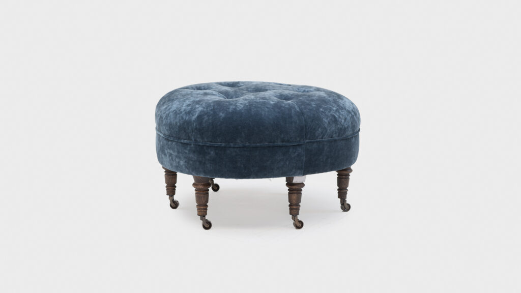 John Sankey henry-footstool-with-castors - front
