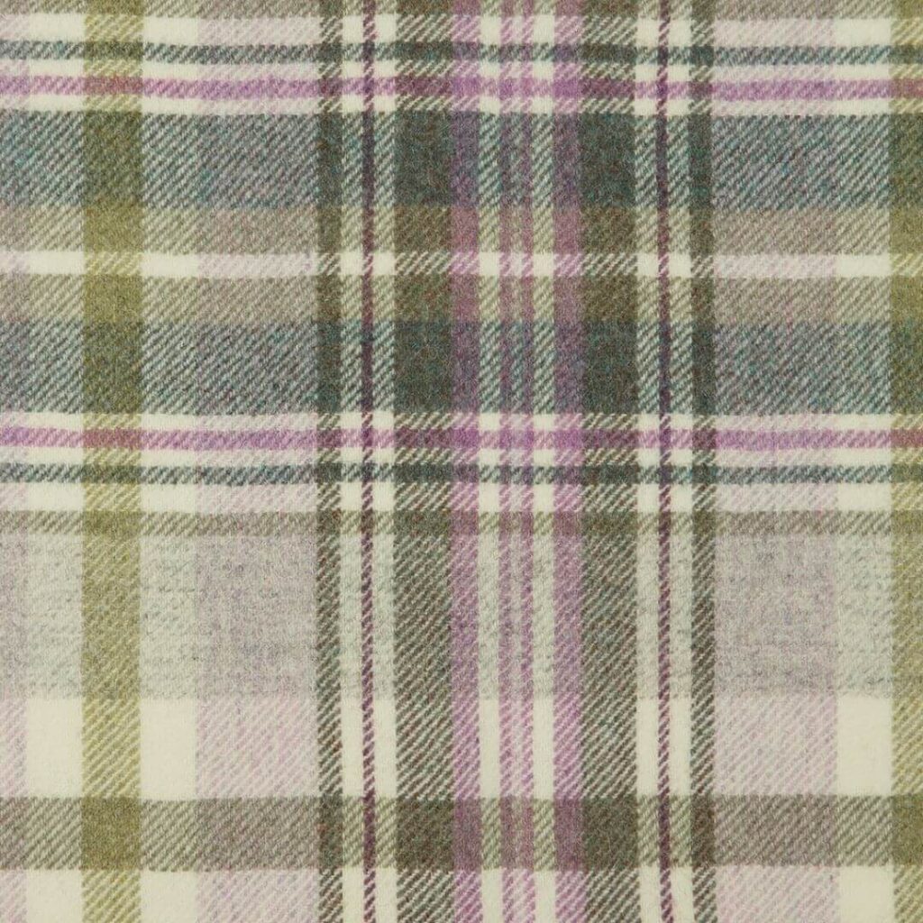 John Sankey Bowland Heather wool plaid
