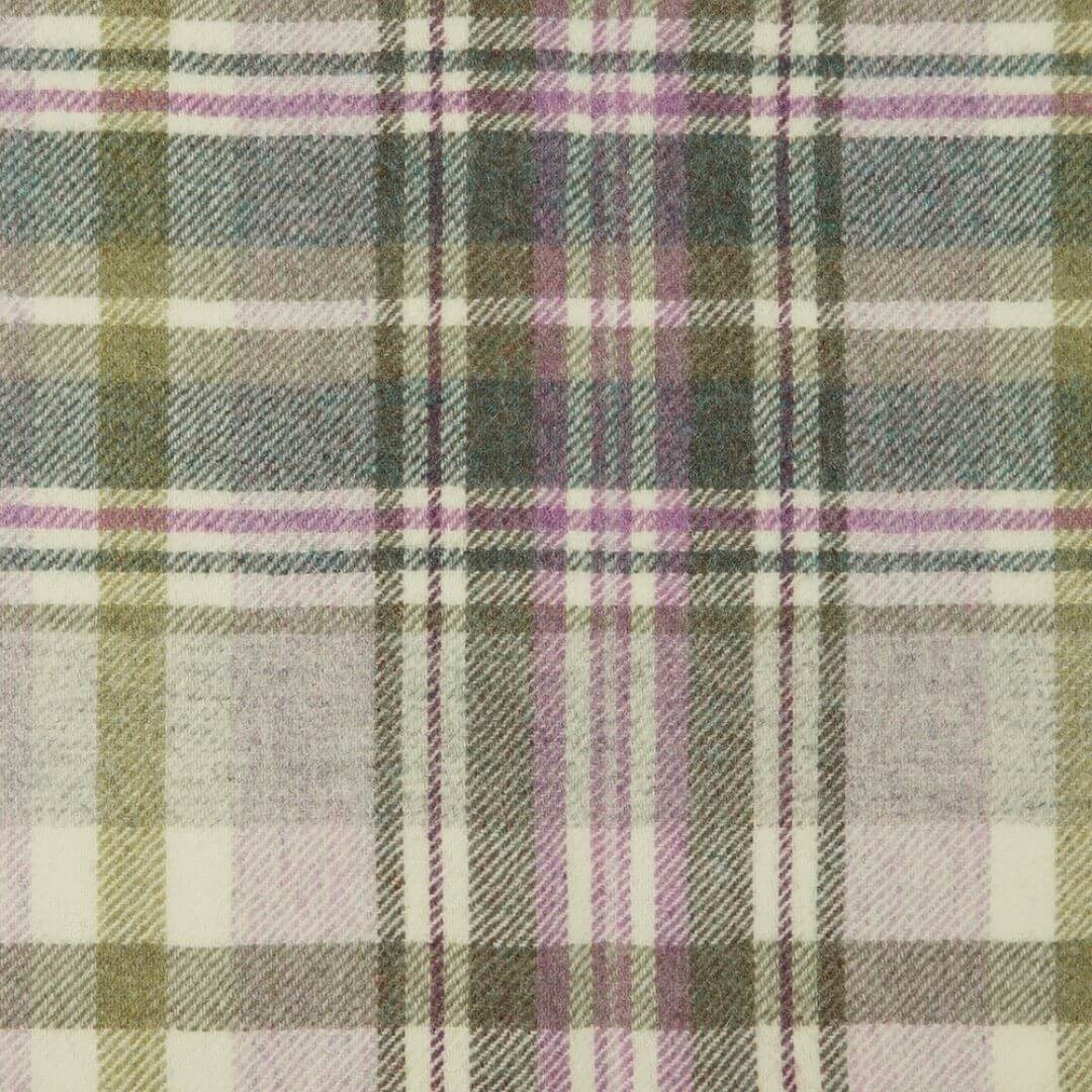 John Sankey Bowland Heather wool plaid