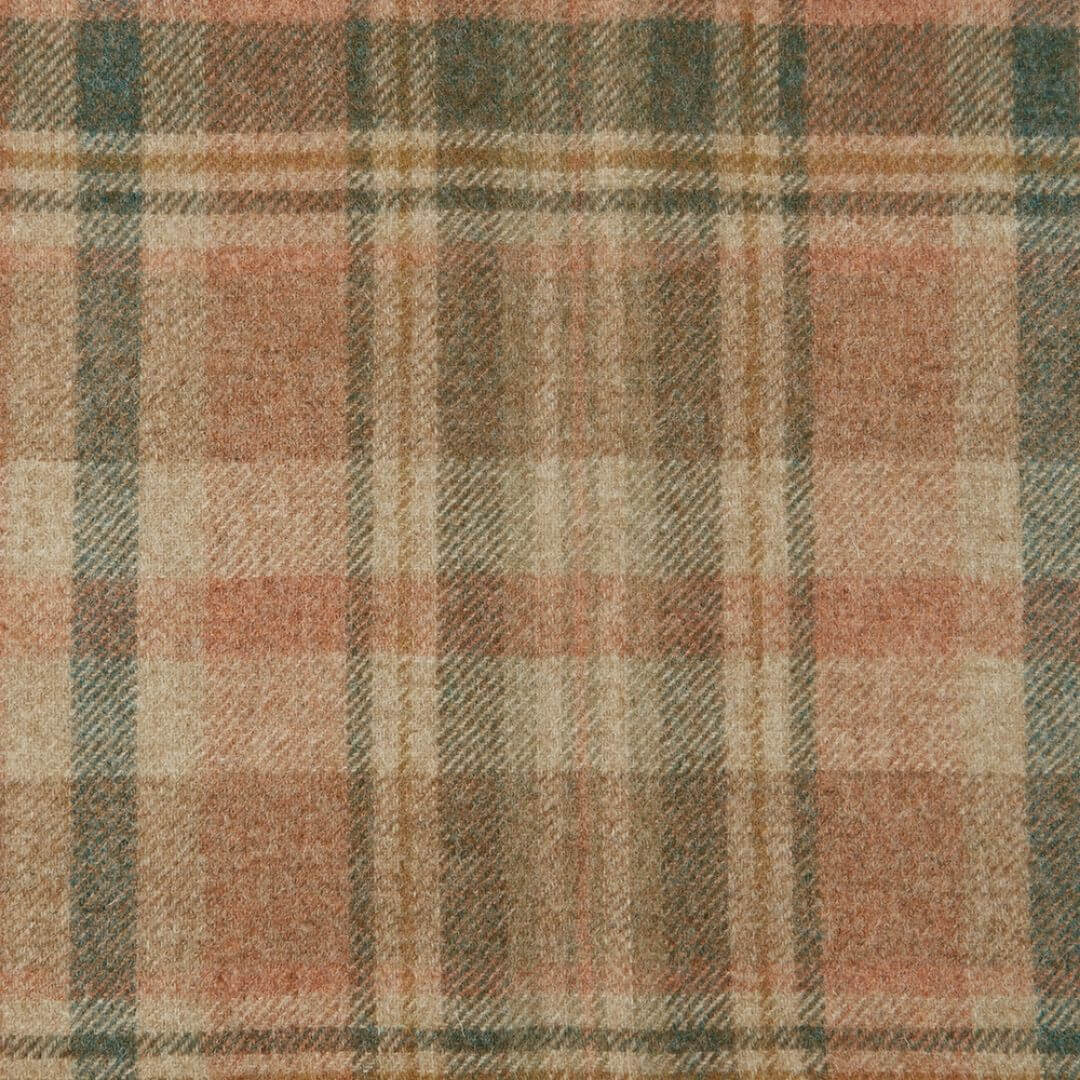 John Sankey Bowland Rose wool plaid