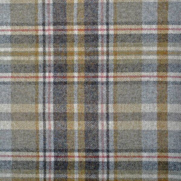 John Sankey Bowland Sage a wool plaid fabric