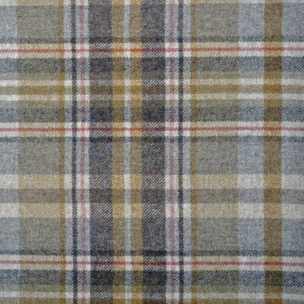 John Sankey Bowland Sage a wool plaid fabric