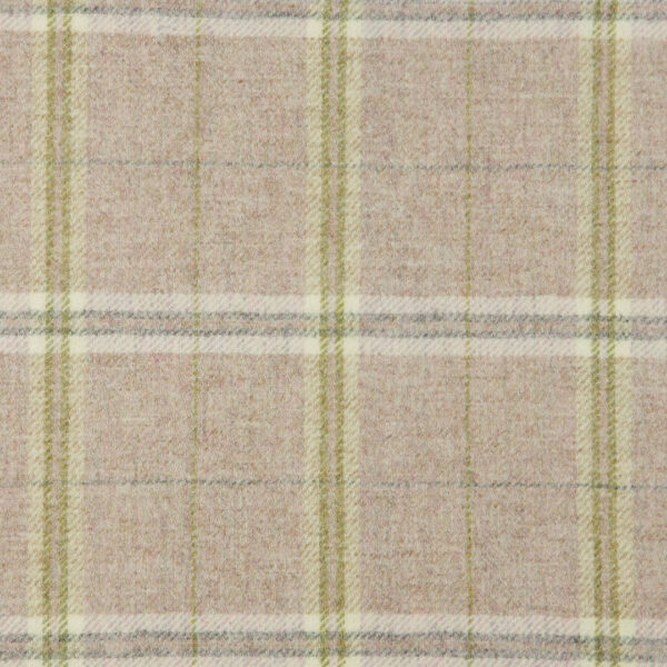 John Sankey Brecon Pink Wool Check