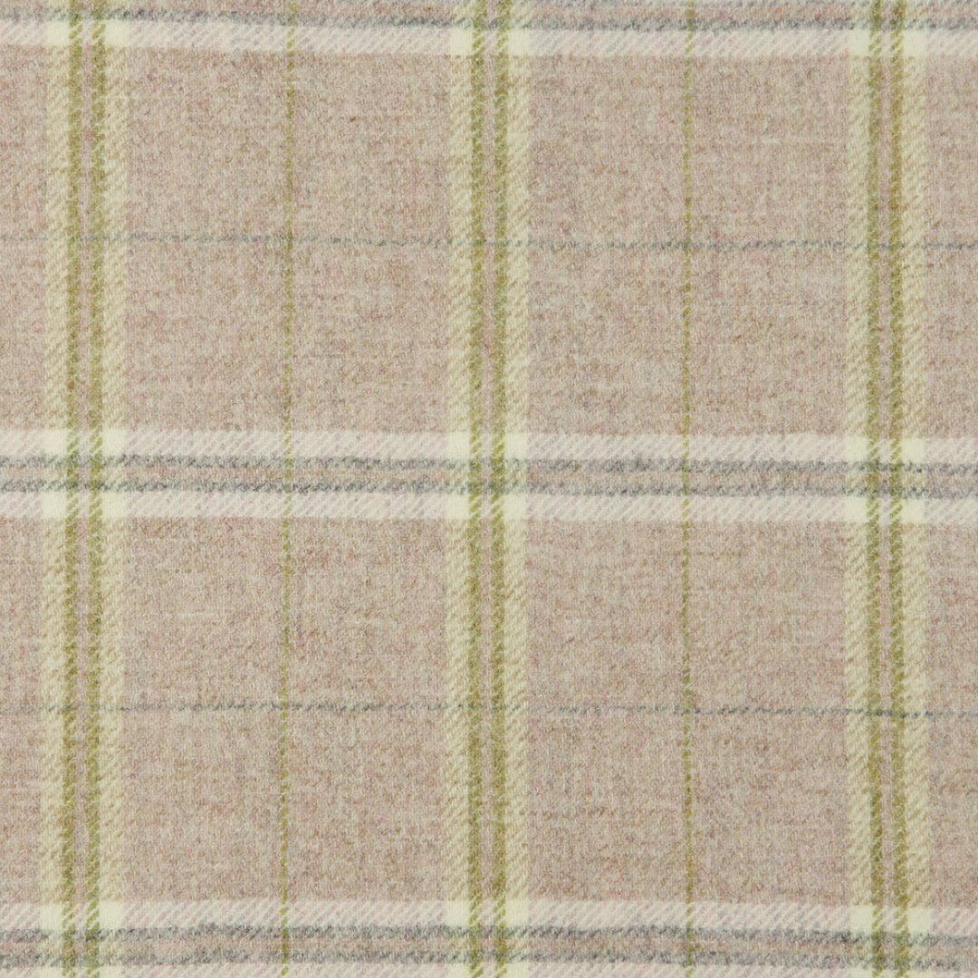 John Sankey Brecon Pink Wool Check