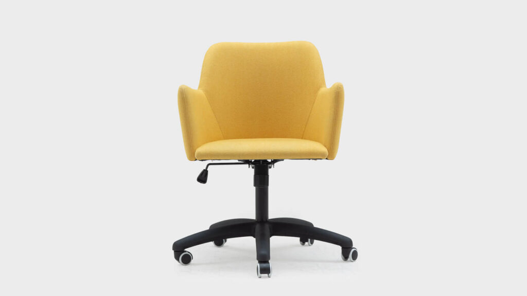 John Sankey Yellow desk Chair - front