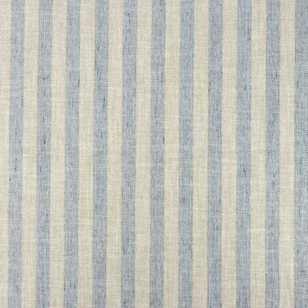 Blue striped fabric John Sankey