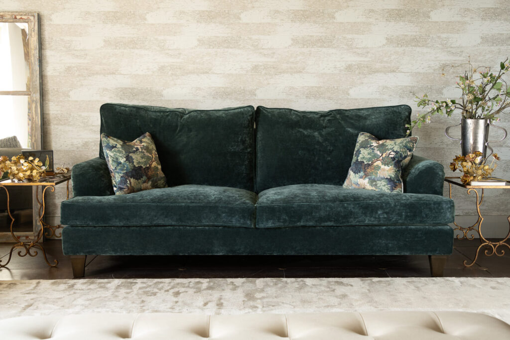 Fellini Grand Sofa Tall Back Sofa Cushion in Selena Cedar