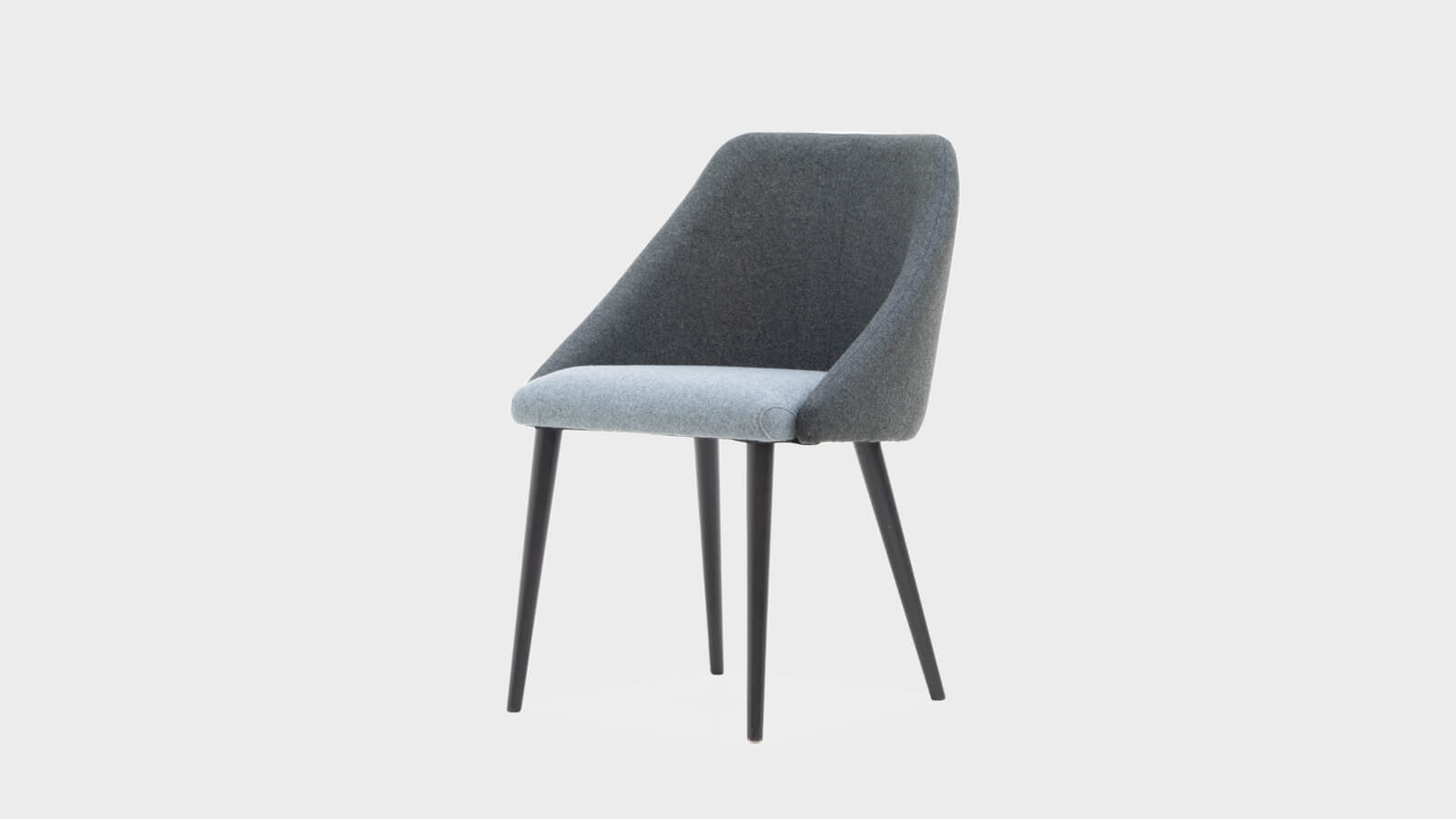 Phoebe Grey Wool Dining Chair John Sankey Clearance