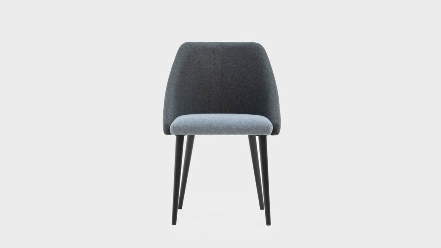Phoebe Grey Wool Dining Chair John Sankey Clearance