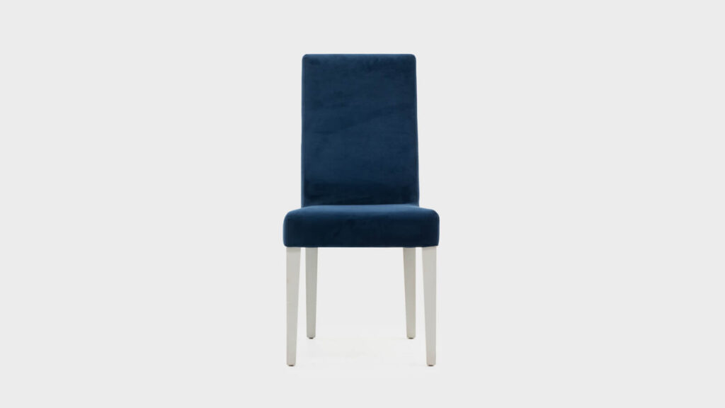 Annabel Navy Velvet Dining Chair Clearance John Sankey
