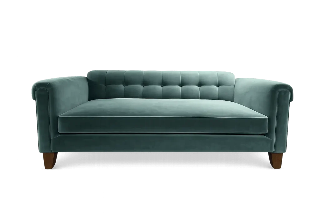 Mitford Large Shallow Sofa in Milton Mineral