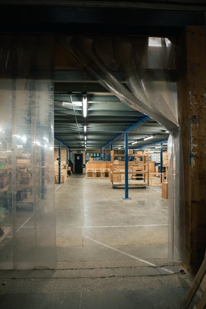 Walking through the factory 
